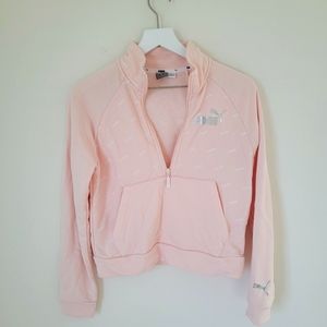 PUMA Pullover Sweater Pink Small